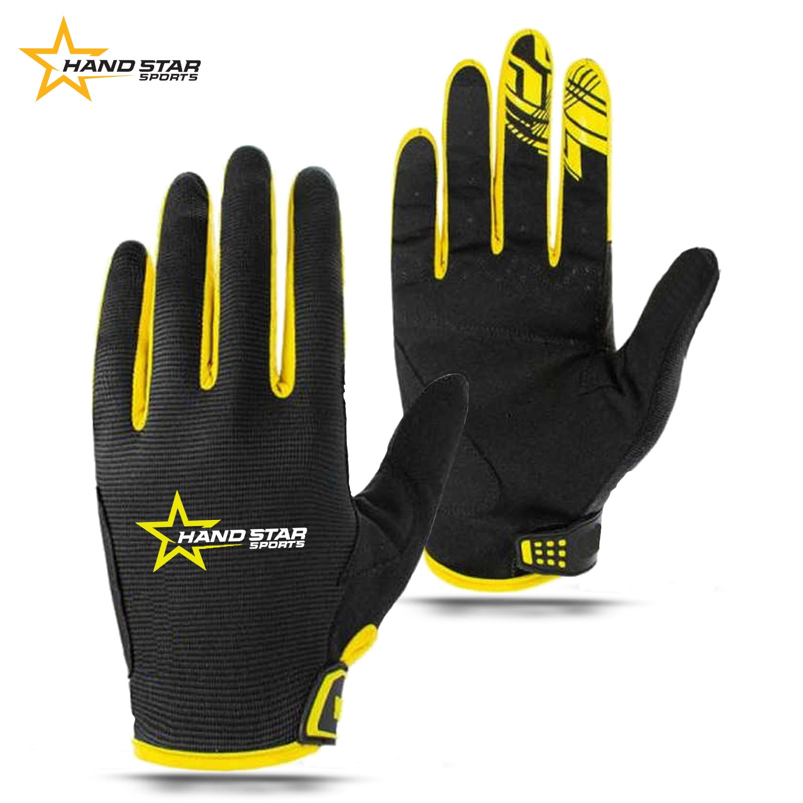 Full Finger Mountain Biking Gloves - Hand Star Sports