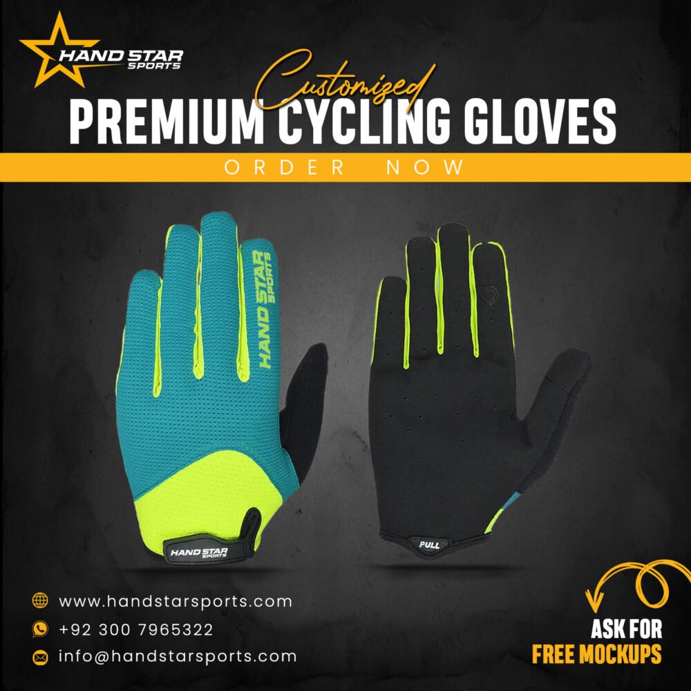 Hand Star Sports Custom Cycling Gloves